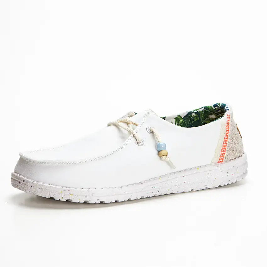 HEYDUDE WENDY WALLABY DE LONA BLANCO