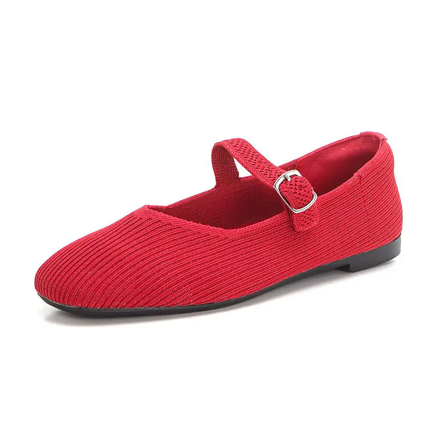Carmina Jhilton 2467 Mercedes textil flexible rojo.