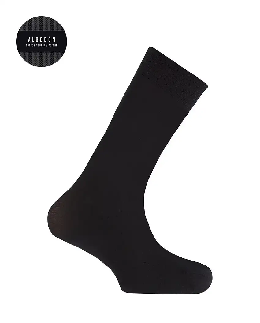 Punto Blanco 1347010 Calcetines de algodón lisos - Manager negro