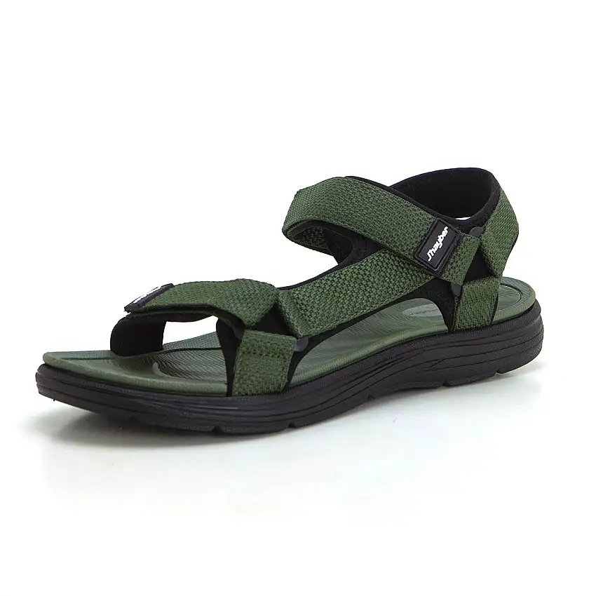 Jhayber Oamato Sandalia de hombre velcro kaki