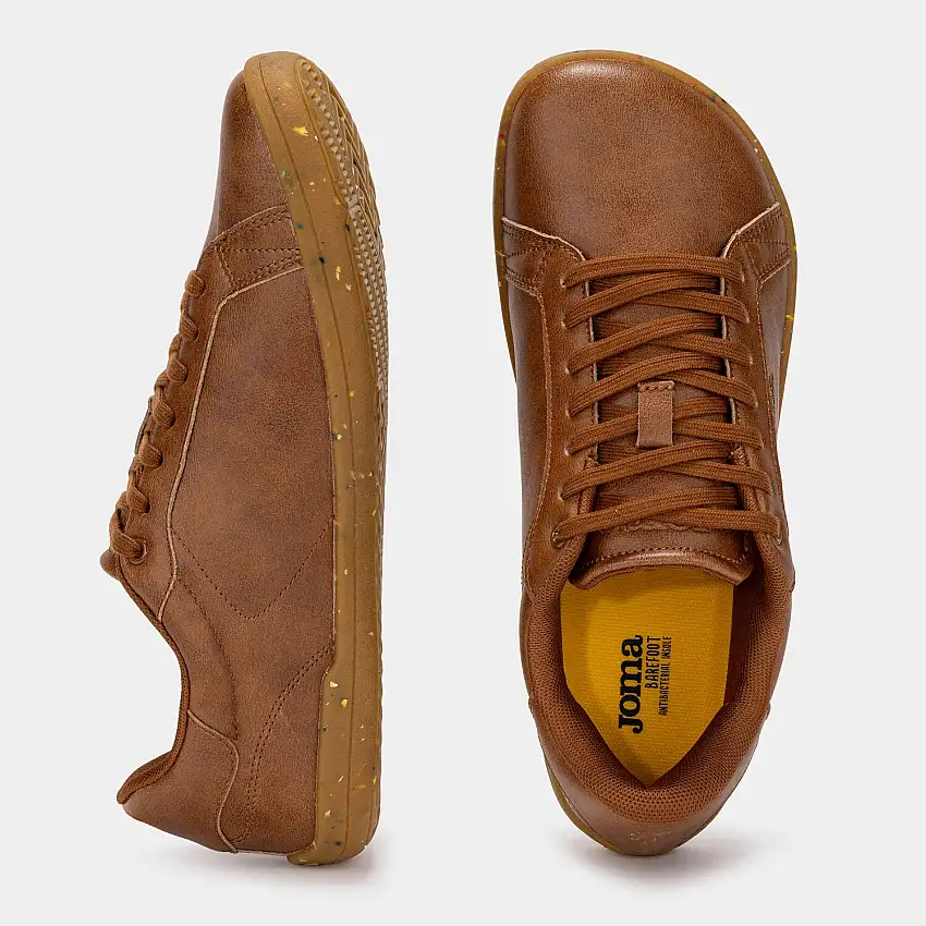 JOMA C.ZERO Zapatilla de piel reciclada Barefoot marrón
