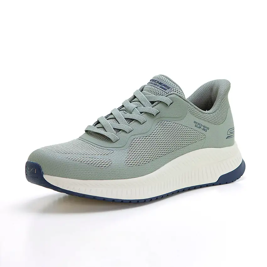 SKECHERS 118423 Deportiva Bobs Slip-Ins VERDE.