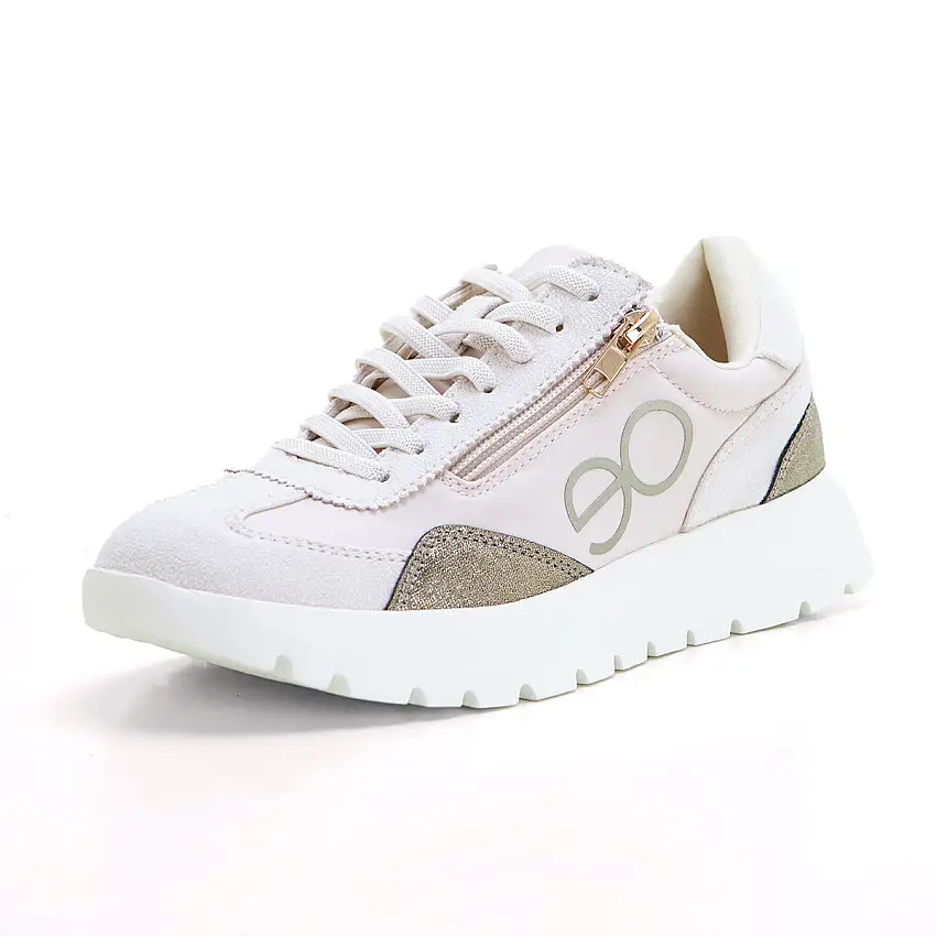 Eoligeros Demi deportivo ultraligero cremallera crema