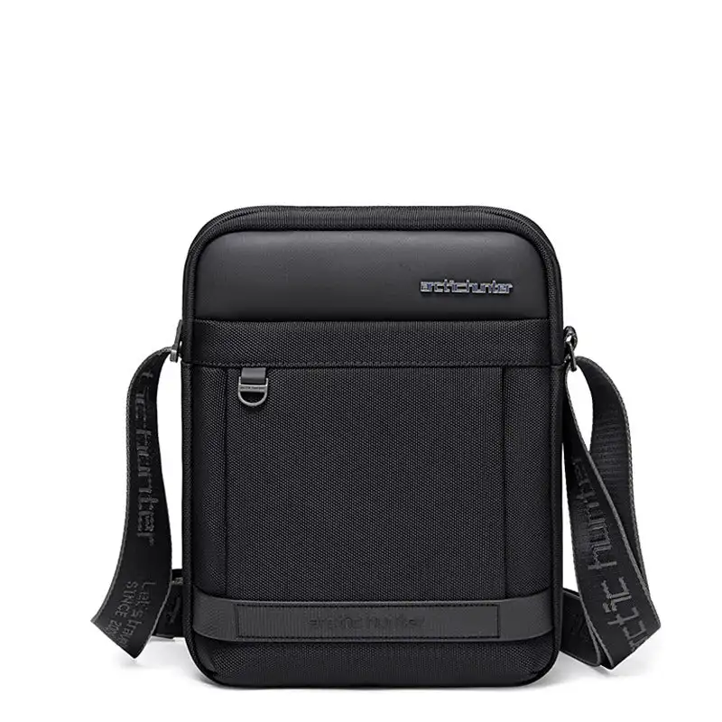 Artic Hunter K00162 Bandolera hombre cremalleras negro