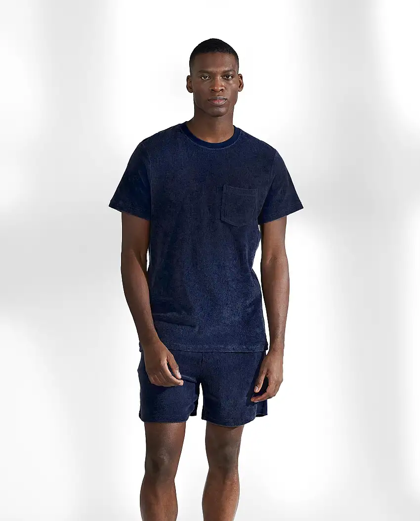 Camiseta algodón de rizo orgánico marino