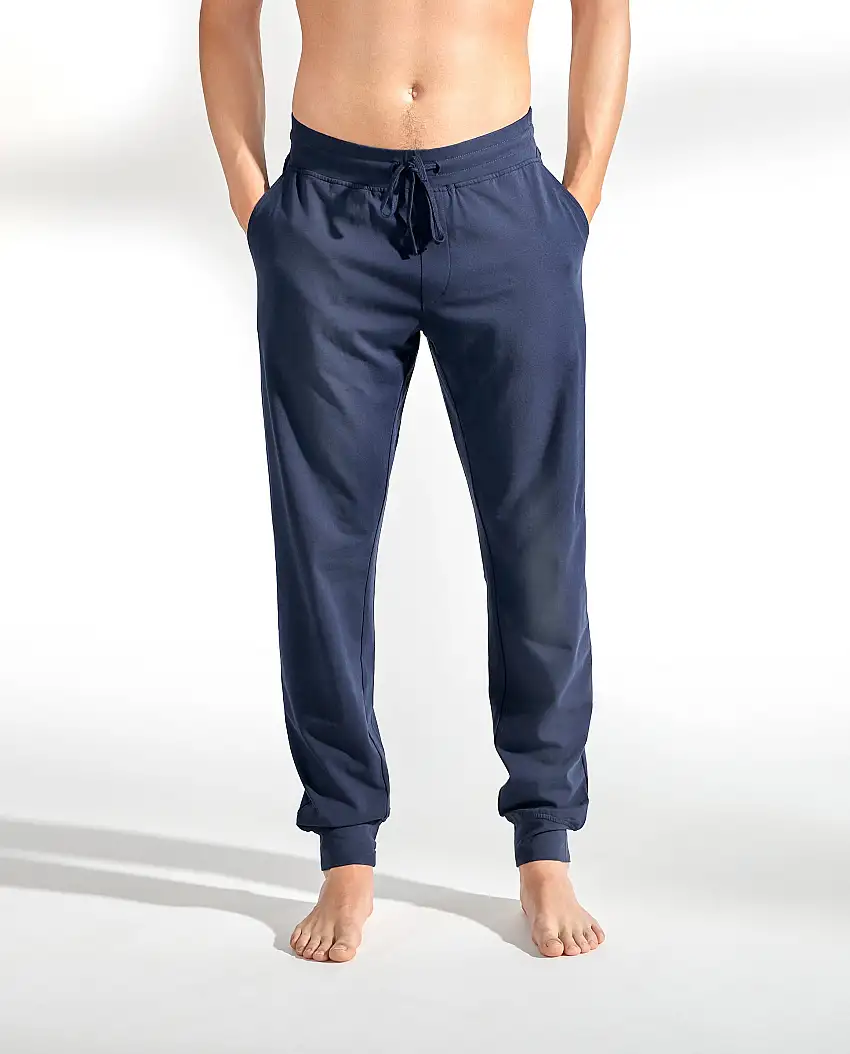 Pantalón de pijama largo algodón orgánico marino