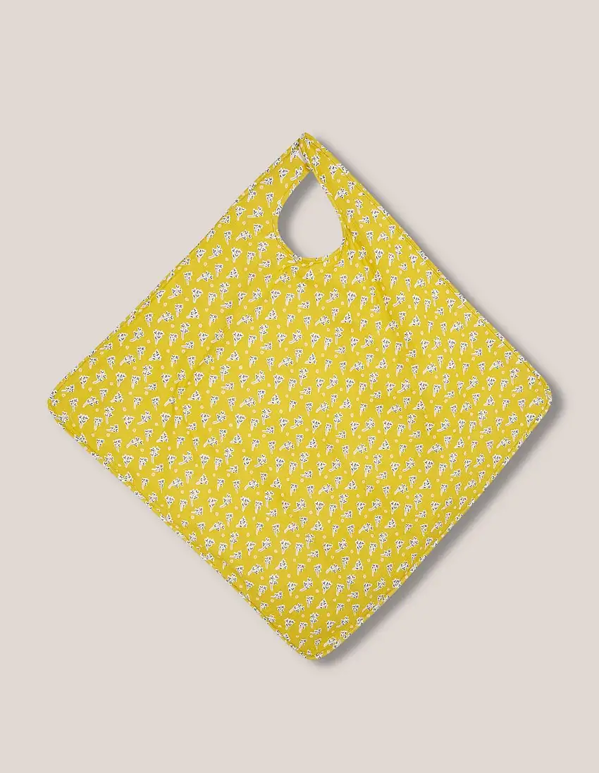 Toalla combinada con capucha amarillo