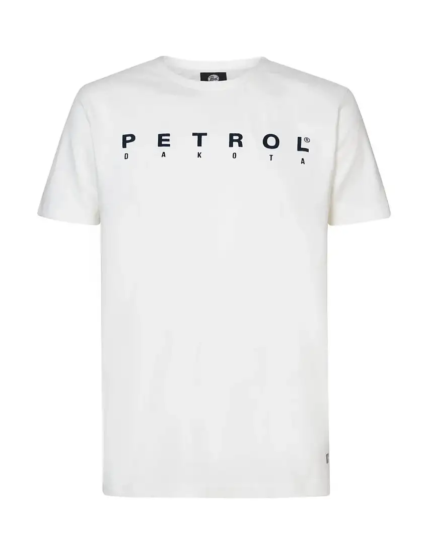 Camiseta Manga Corta Petrol Industries Blanco TSR150