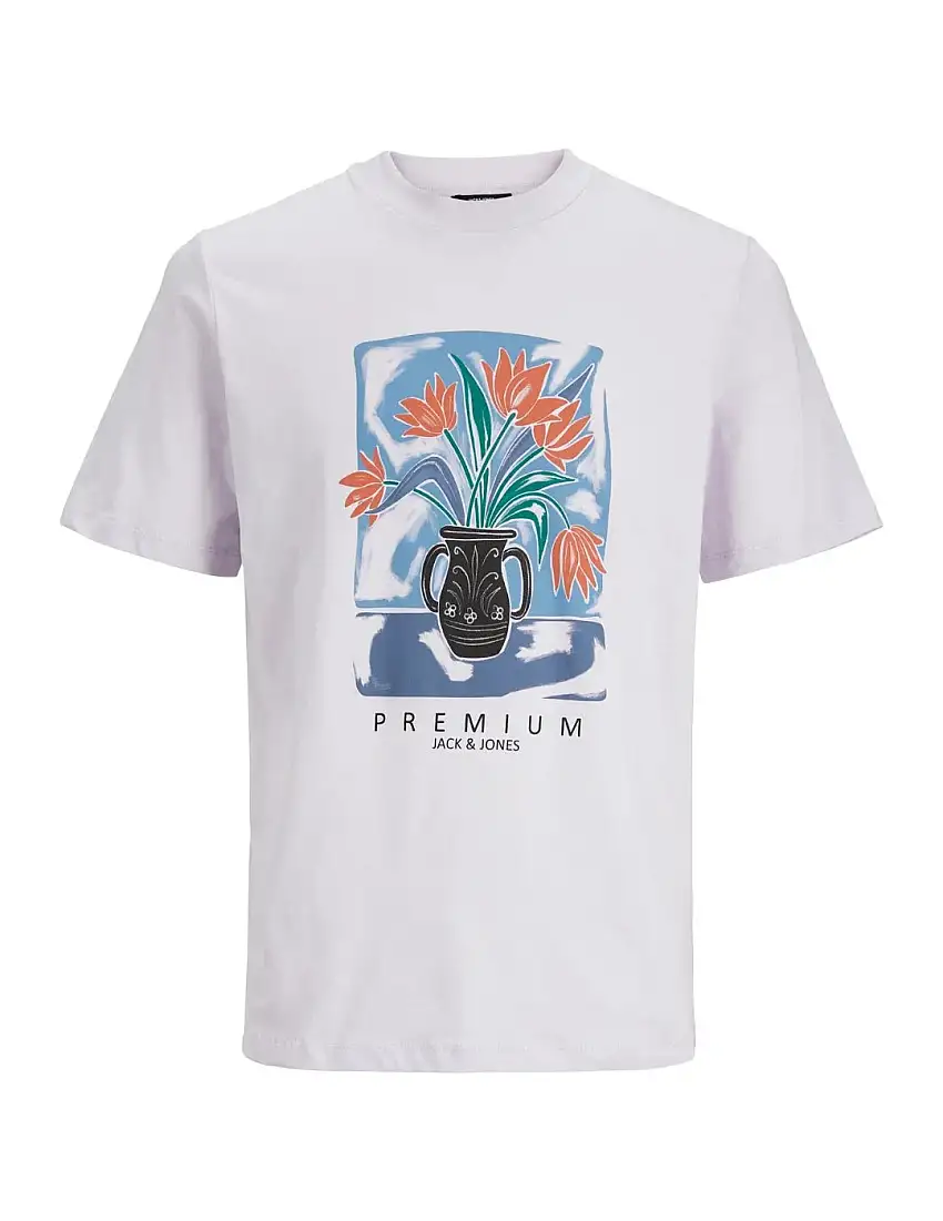 Camiseta Estampada Jack and Jones Lila