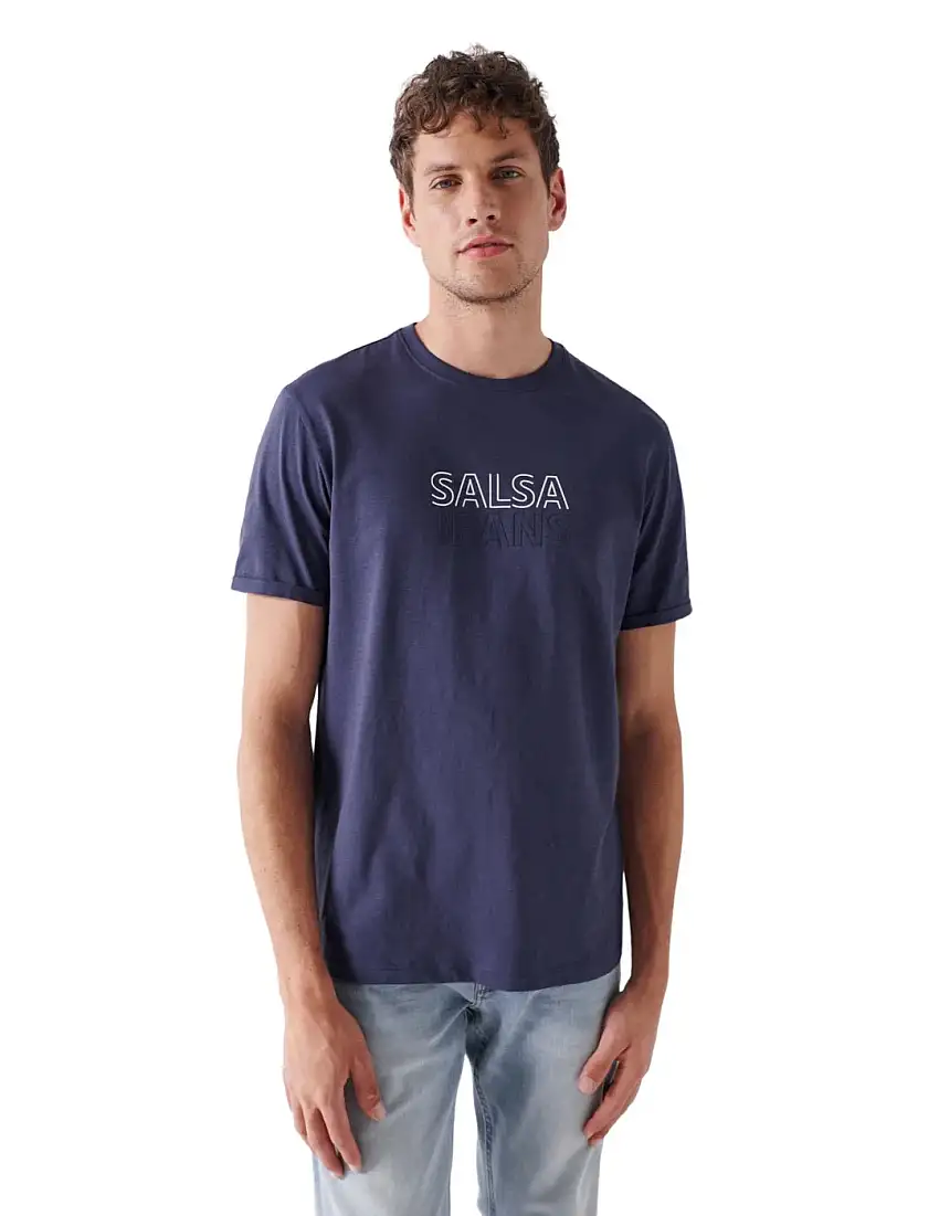 Camiseta Logo Salsa Azul