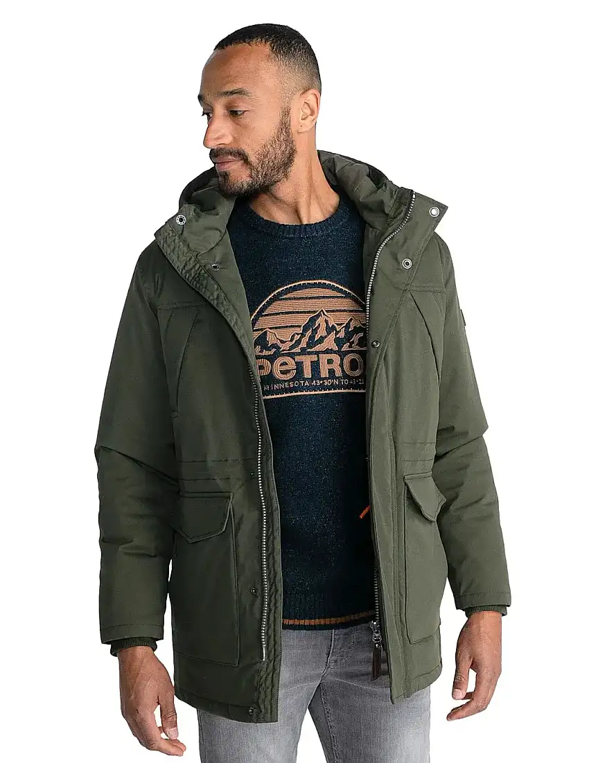 Parka Petrol Industries Verde Khaki