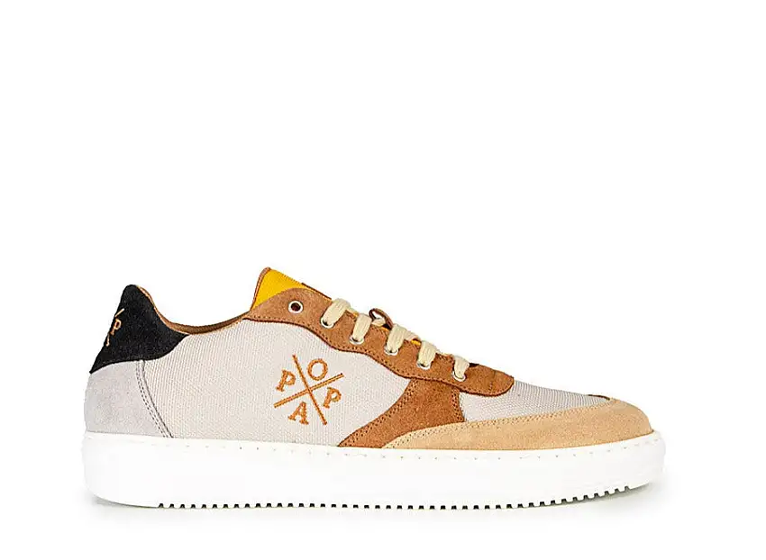Deportivas para hombre Efetres nylon cuero