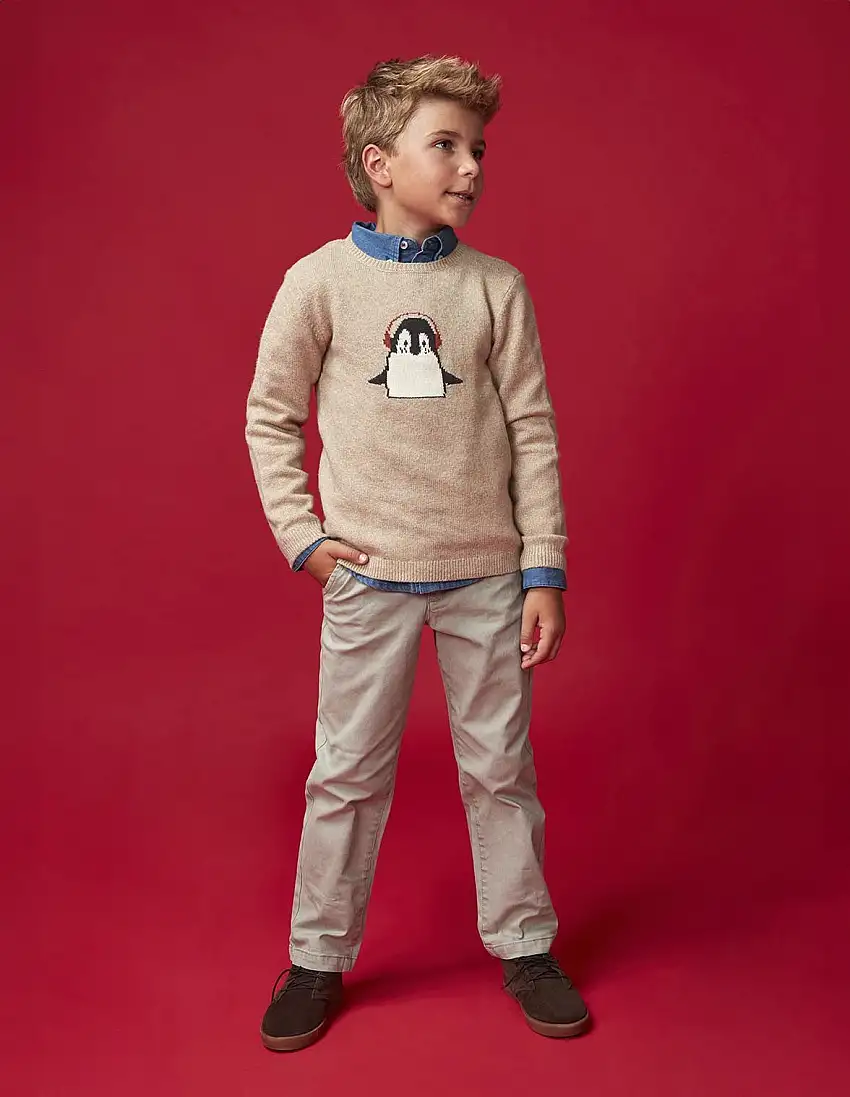Pantalón chino gris