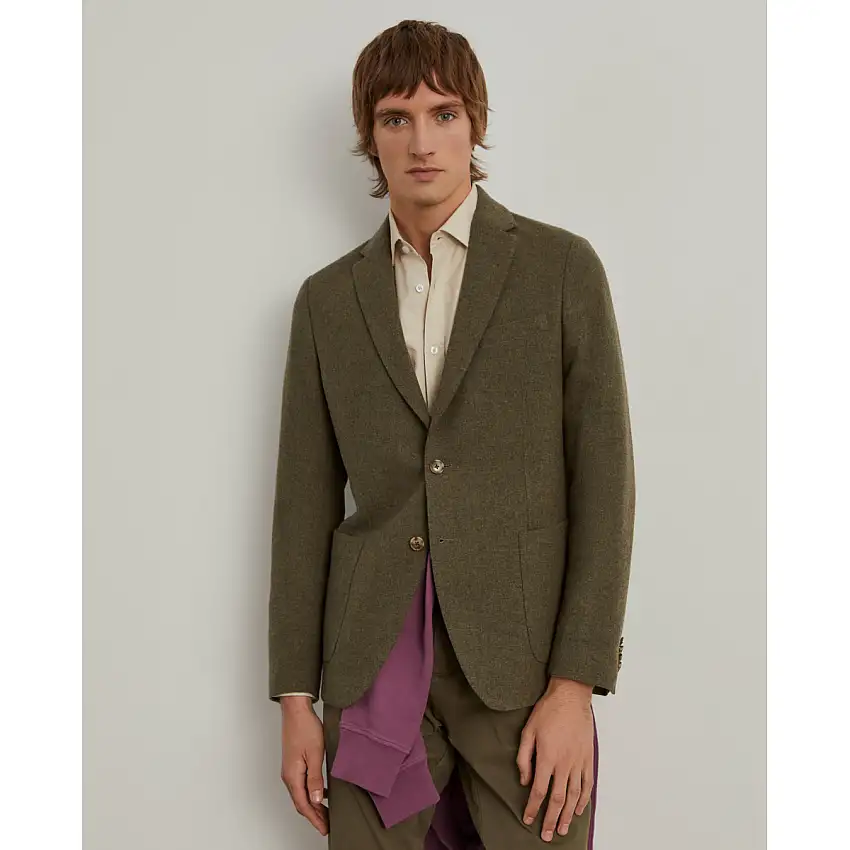 Americana slim fit en mezcla de lana