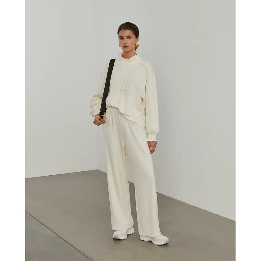 Pantalón ancho de punto