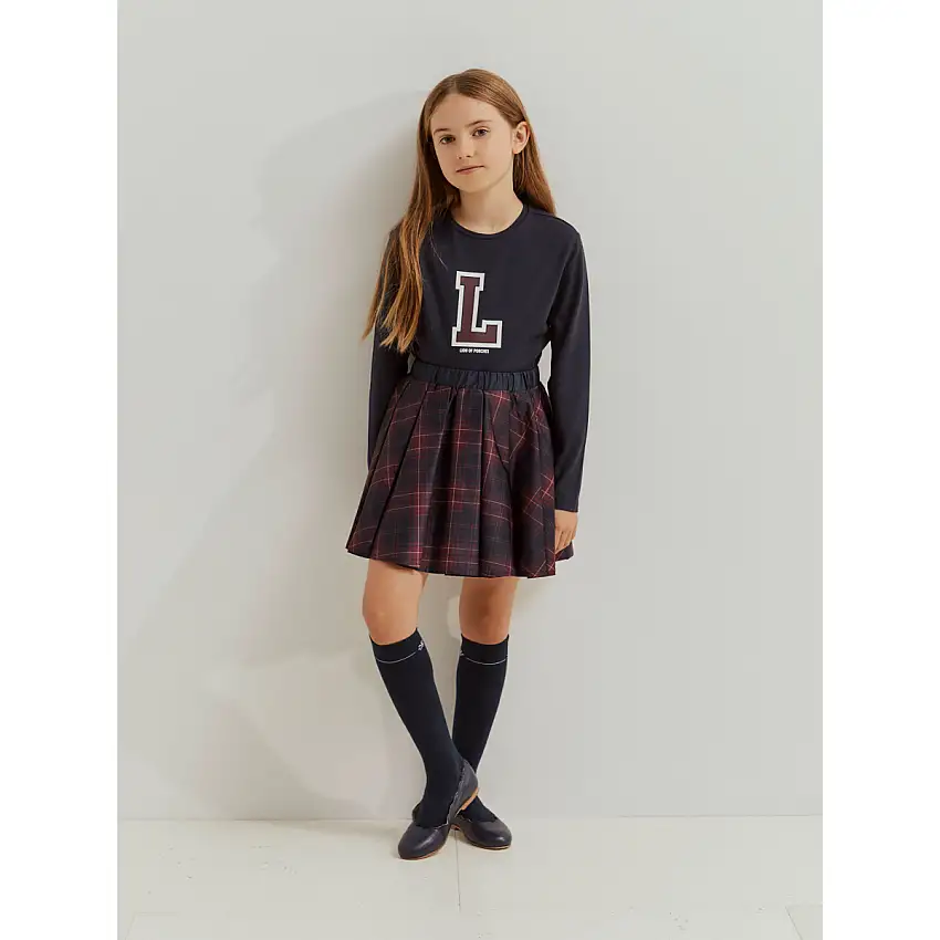 Camiseta de manga larga con algodón