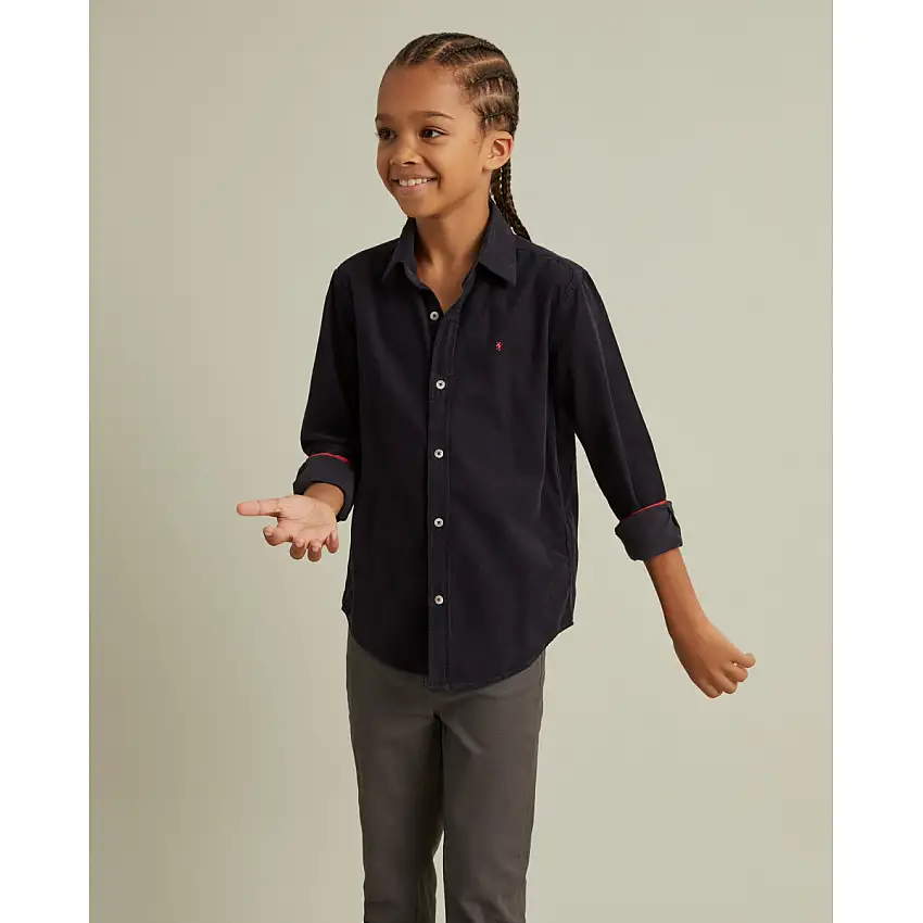 Camisa de pana de algodón