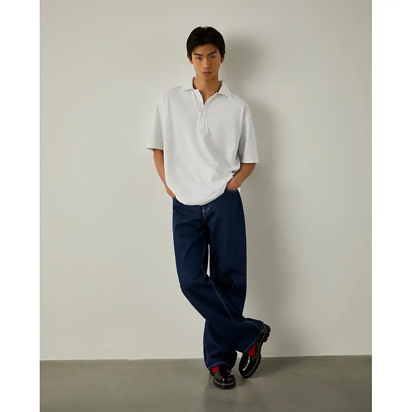 Polo boxy fit Lion of Porches x Paatiff