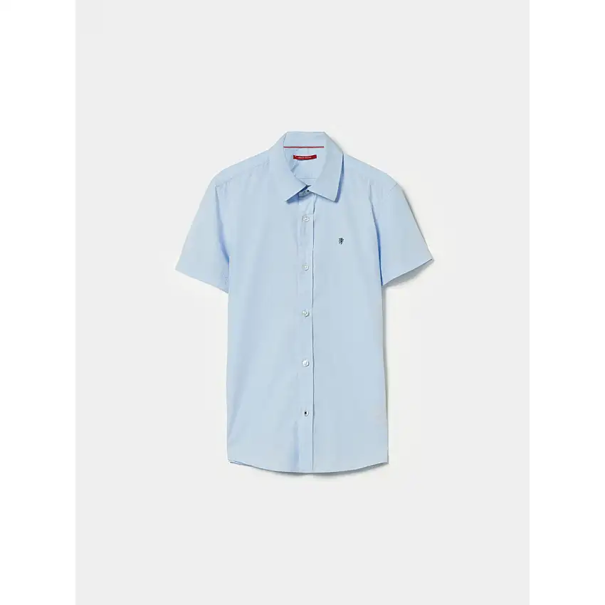 Camisa de algodón de manga corta