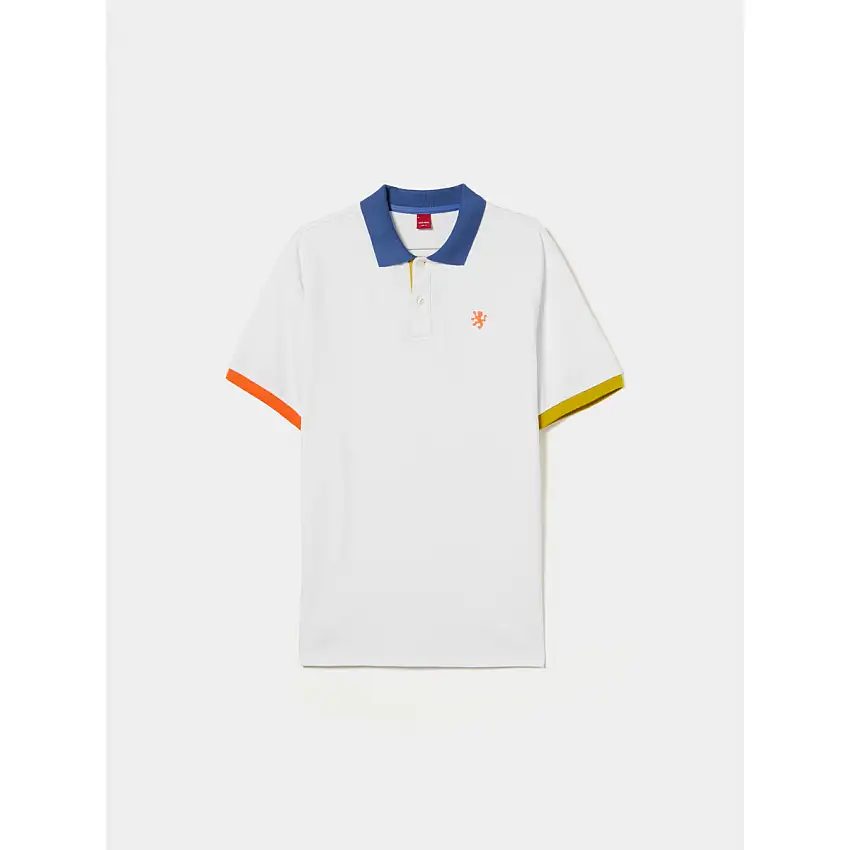 Polo piqué slim fit multicolor