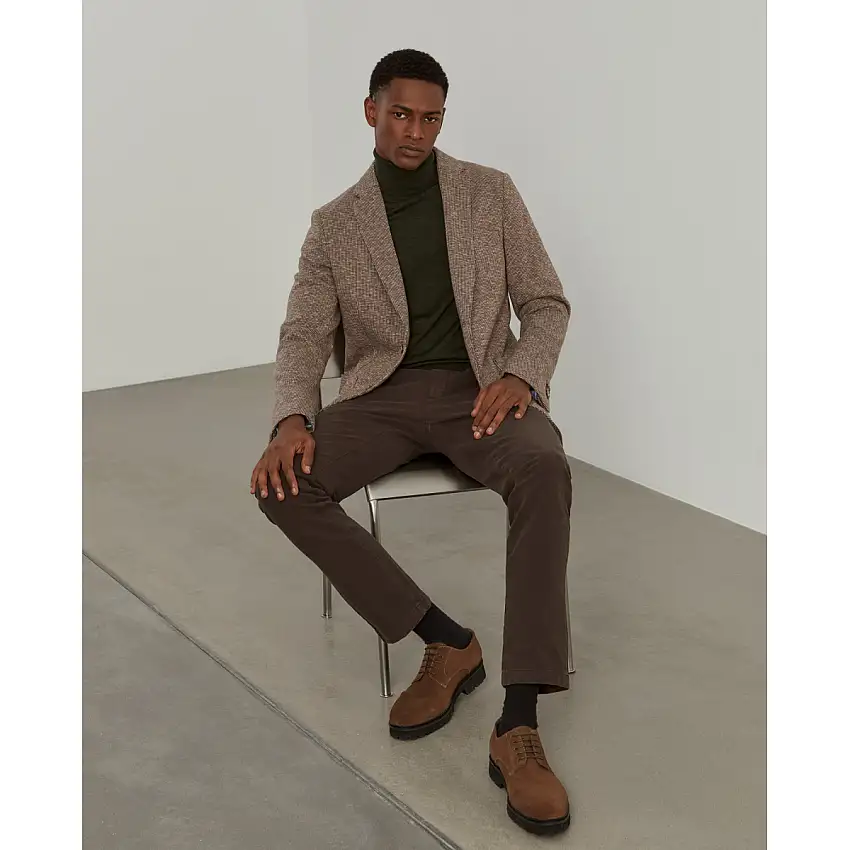 Americana slim fit pata de gallo