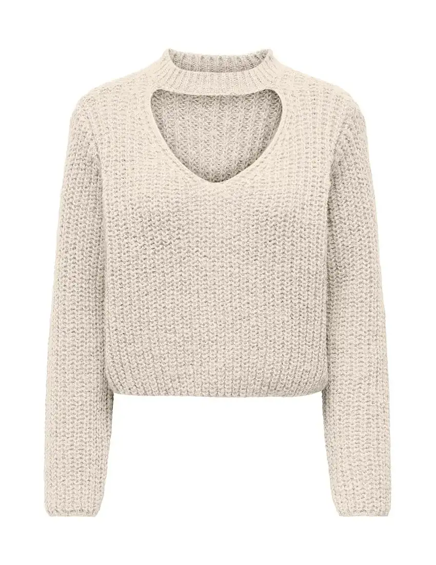 Jersey Recortado Only Onlhenrietta Beige