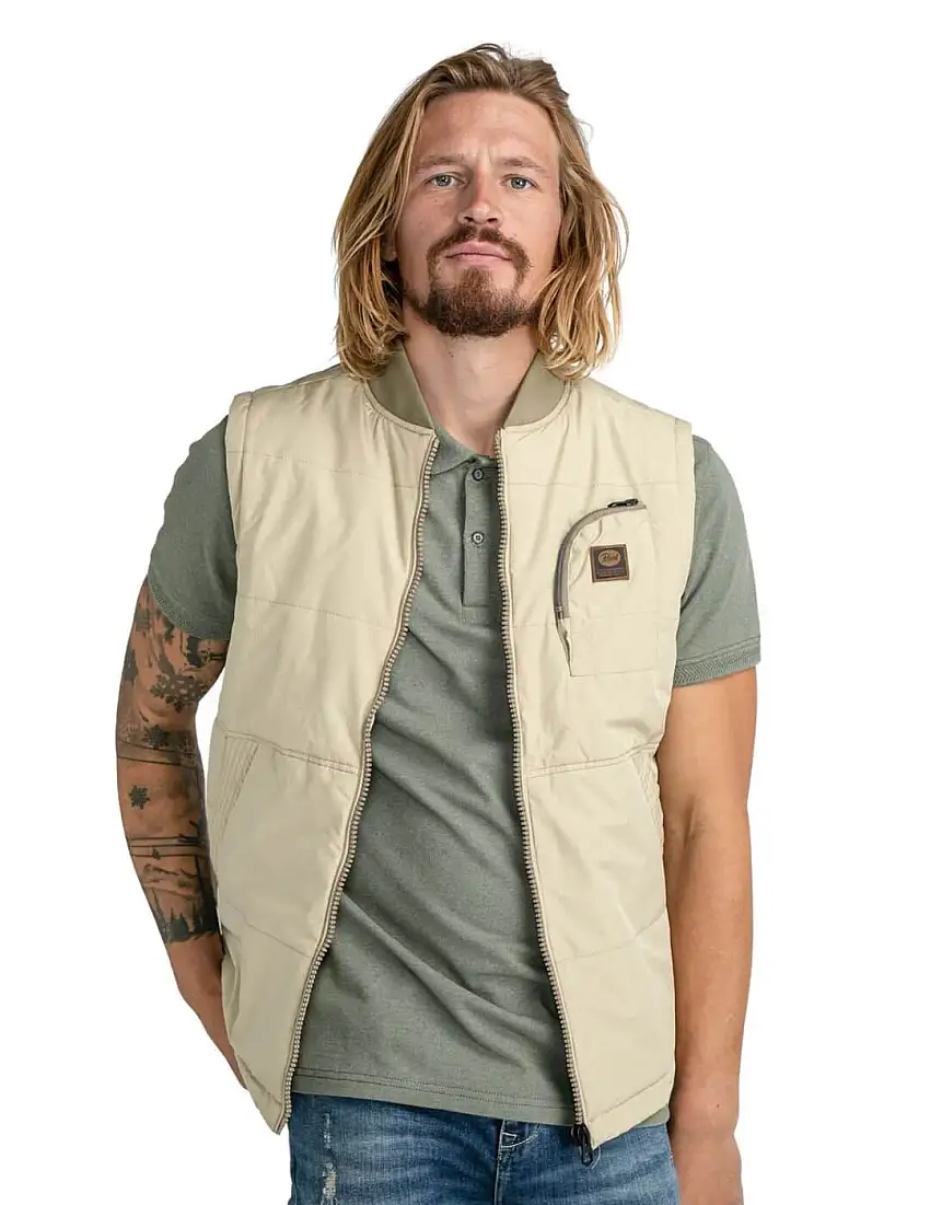 Chaleco con bolsillo Petrol Industries Beige
