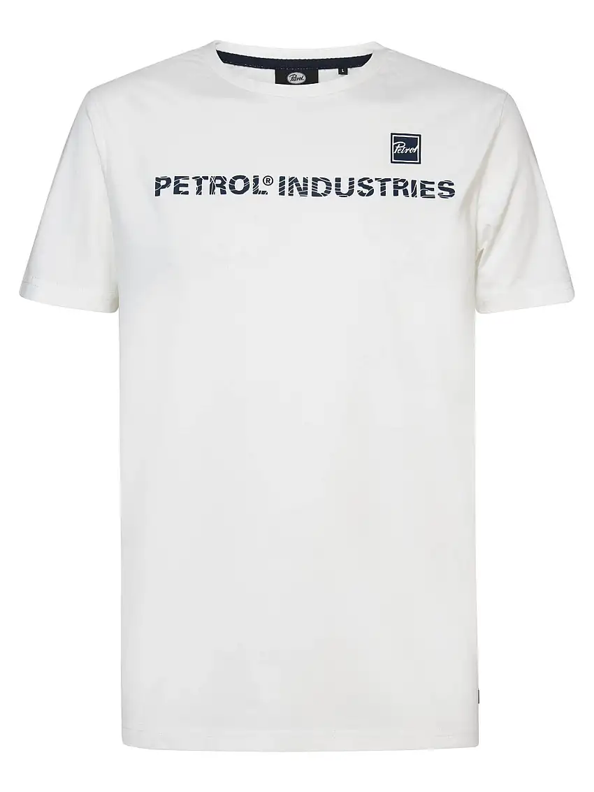 Camiseta Manga Corta Petrol Industries Blanco TSR146