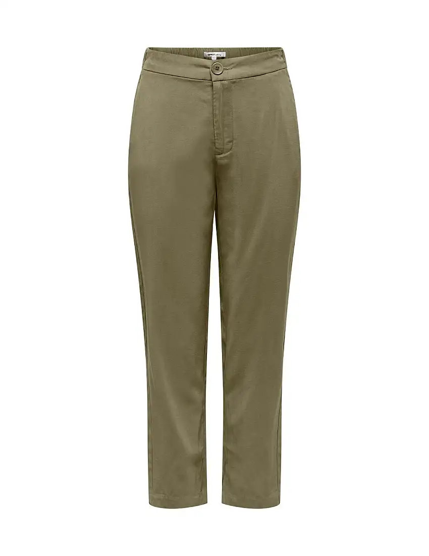 Pantalón de corte recto para mujer Only Larys Verde