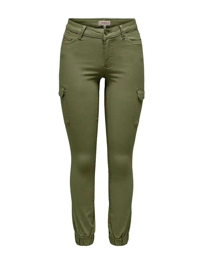 Pantalón Cargo Puño Only Onlmissouri Verde