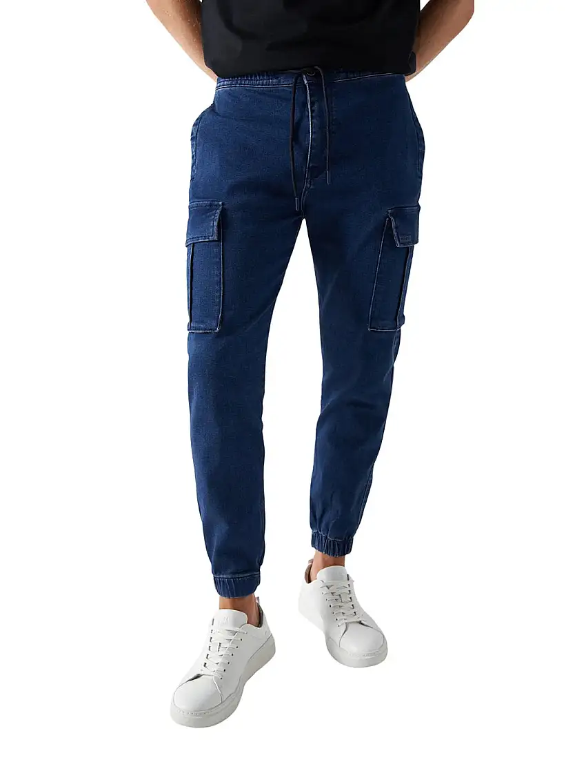 Vaqueros Cargo Puño S-Activ Salsa Azul