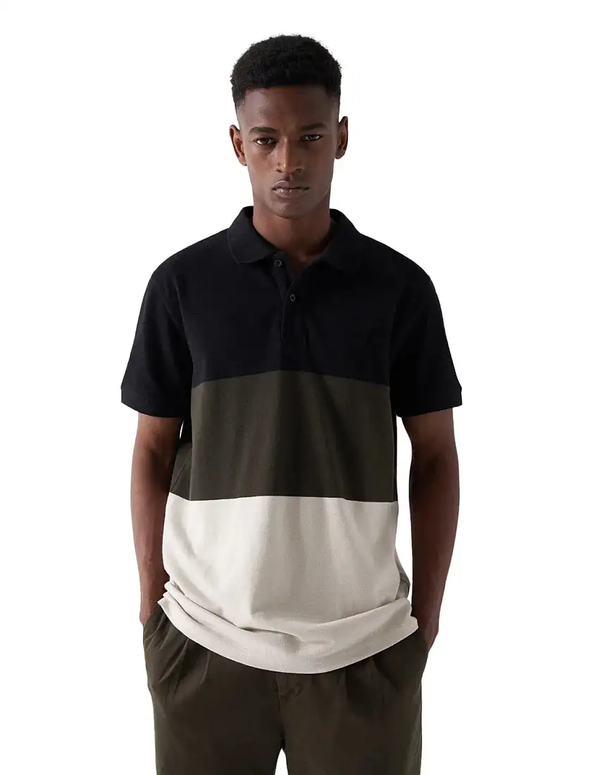 Polo Tricolor Salsa Verde