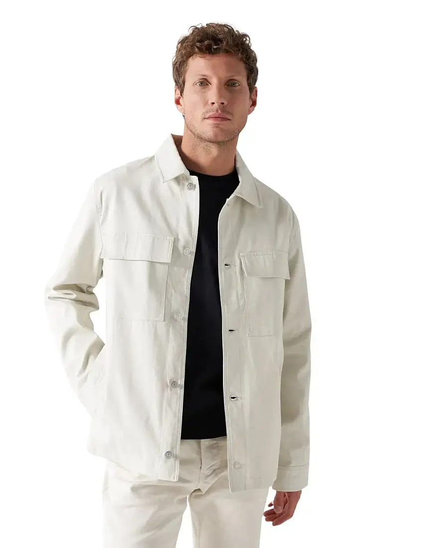 Sobrecamisa de algodón Salsa Beige