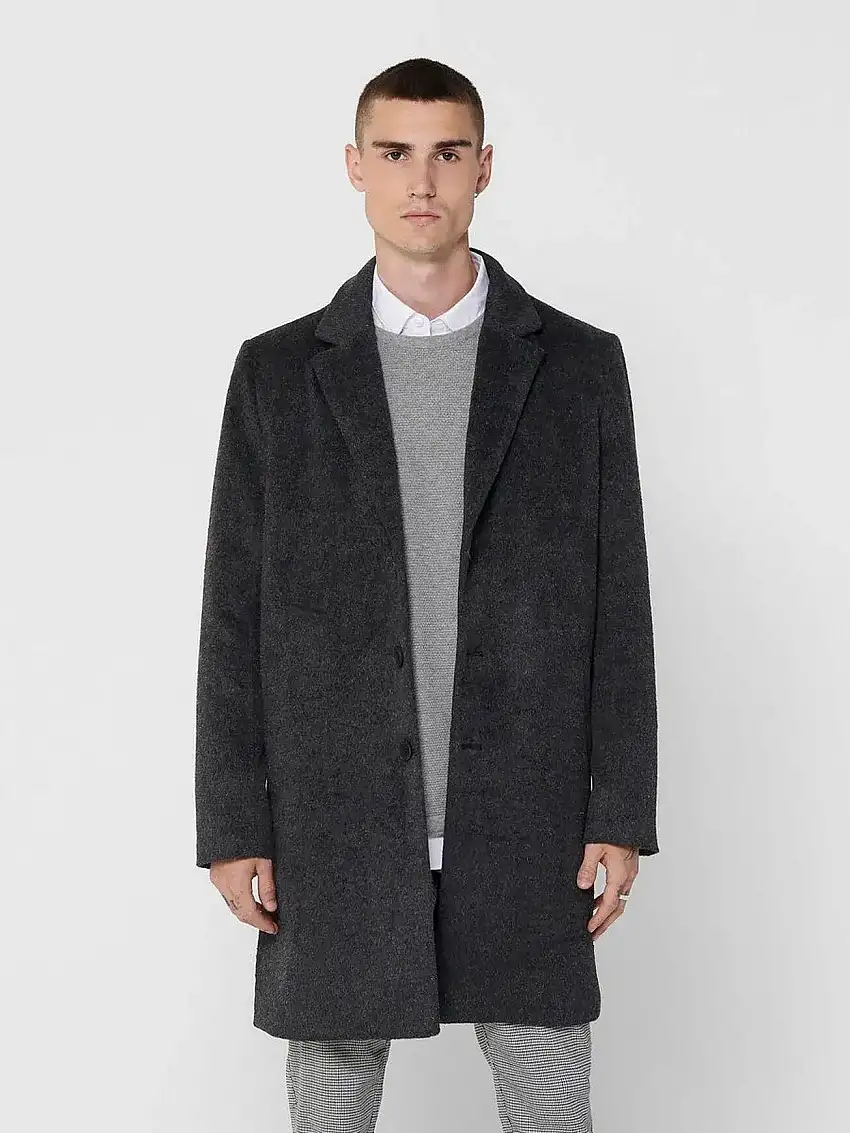 Abrigo Only&Sons de Lana Iker