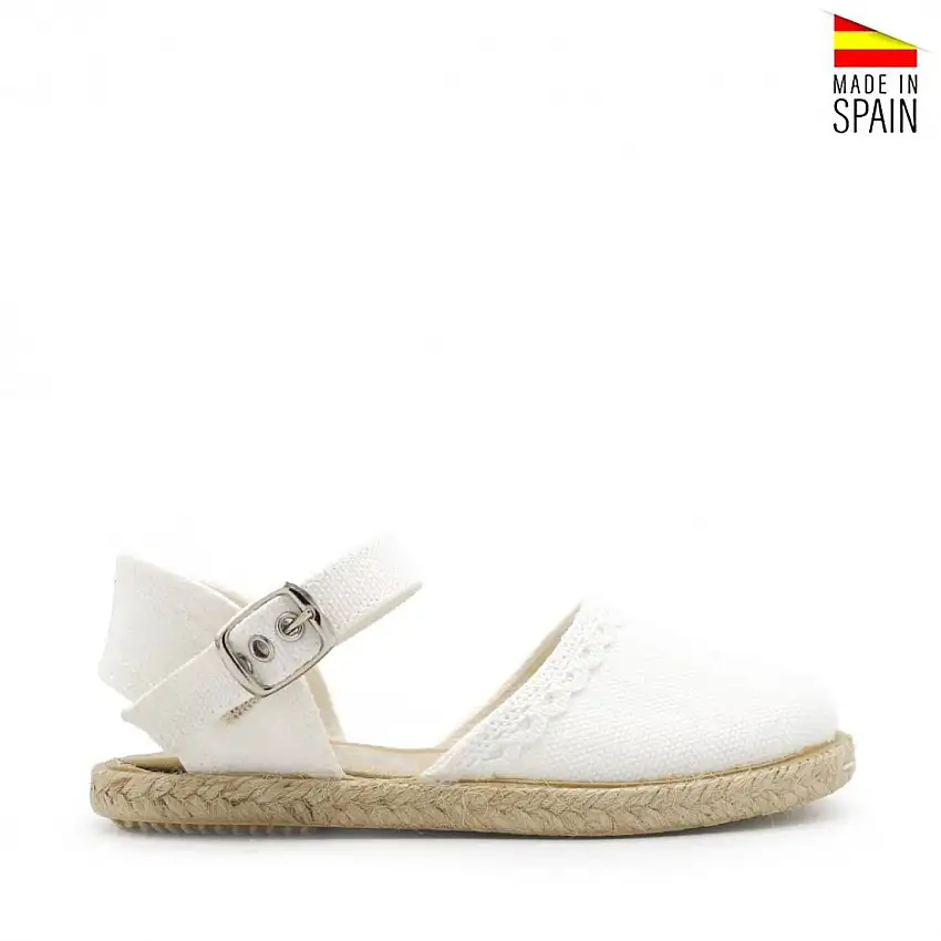 Alpargata niña 263 blanca