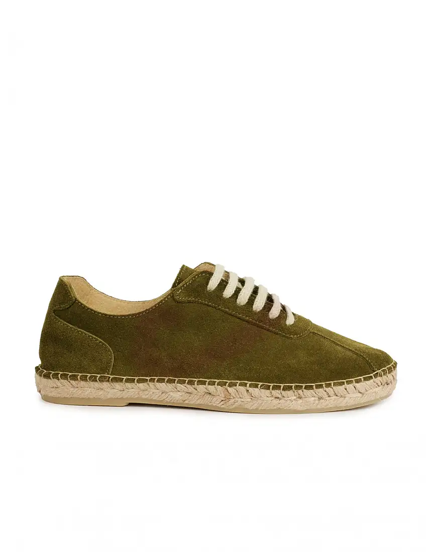 Alpargatas Verdes Cordones PERA LIMONERA