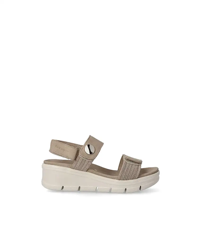 AMARPIES Sandalia deportiva casual mujer
