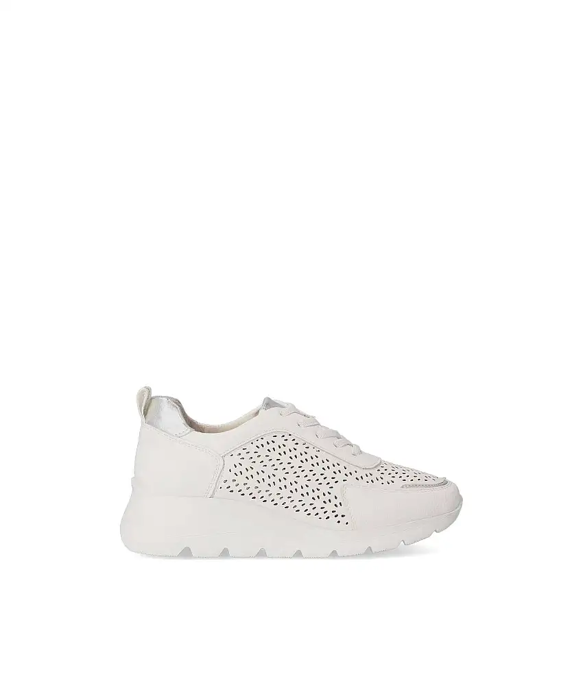 AMARPIES Zapato casual picado cuña mujer