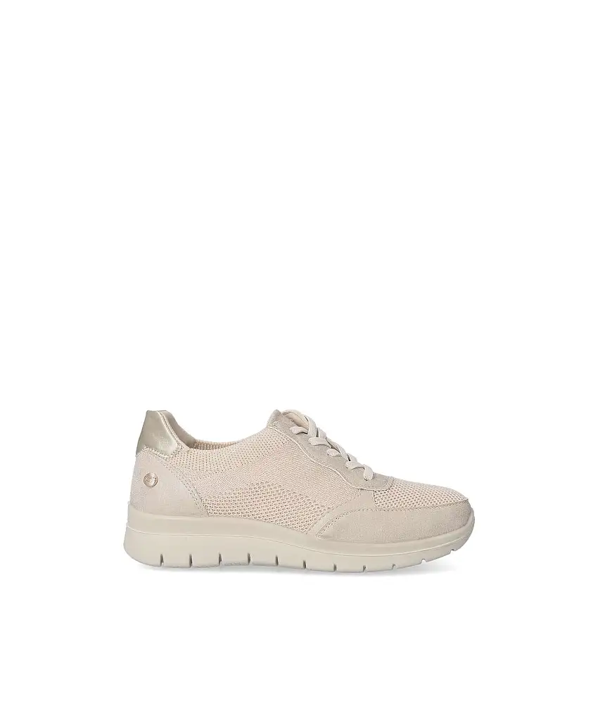 AMARPIES Zapato casual textil elástico mujer
