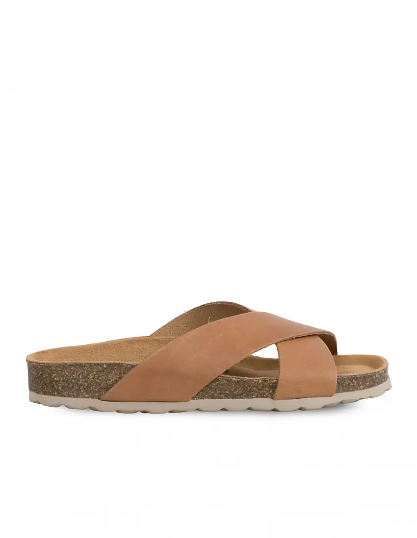 AUTENTI Sandalias Bio Tiras Cruzadas Cuero