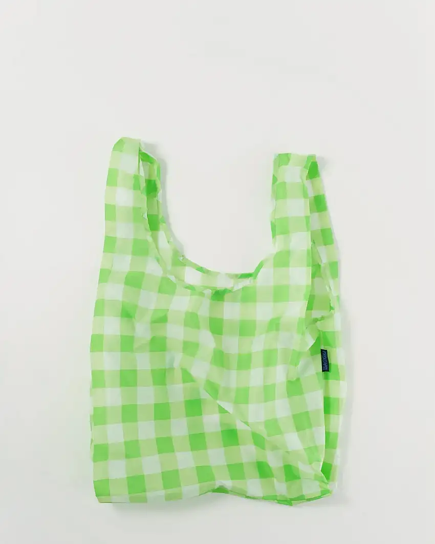 Baggu estándar Check Lime