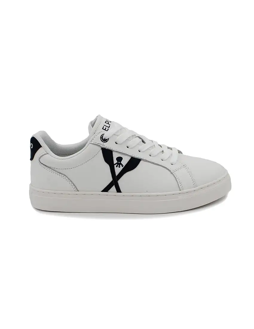 Bamba Casual EL PULPO 11120626735100 Blanco Hombre.