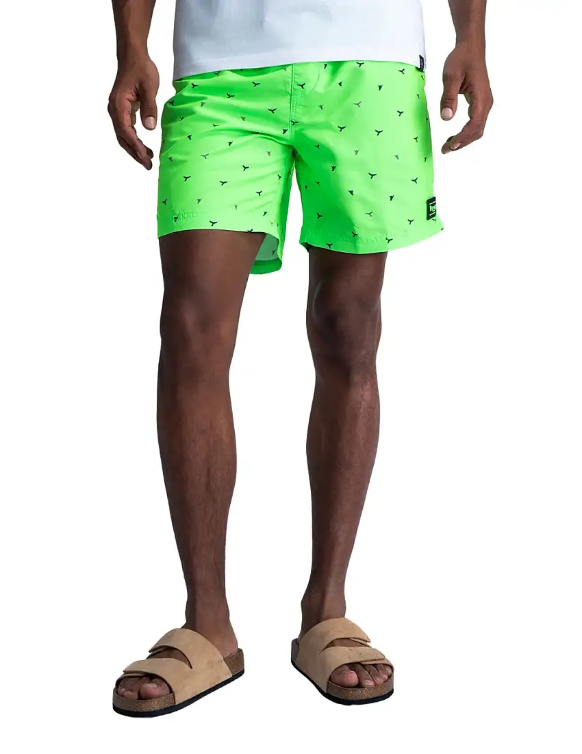 Bañador Petrol Industries Print All-Over Verde