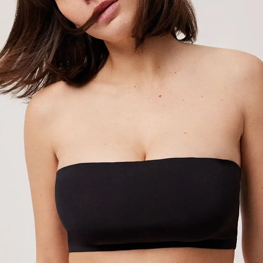 bandeau sin costuras, sin aro, relleno fino extraíble, ysabel mora.