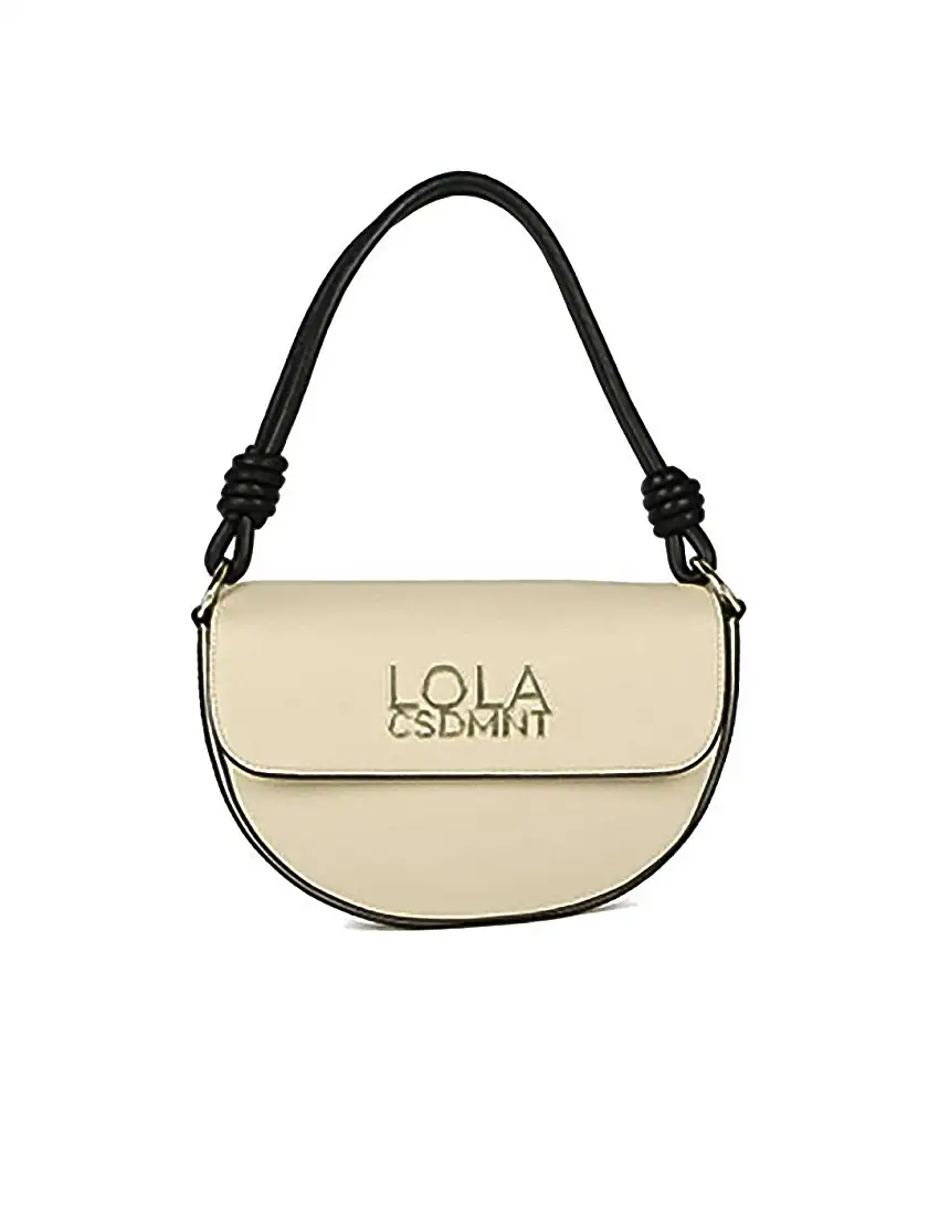 Bandolera Media Luna LOLA CASADEMUNT LF2404056 Crudo Mujer.