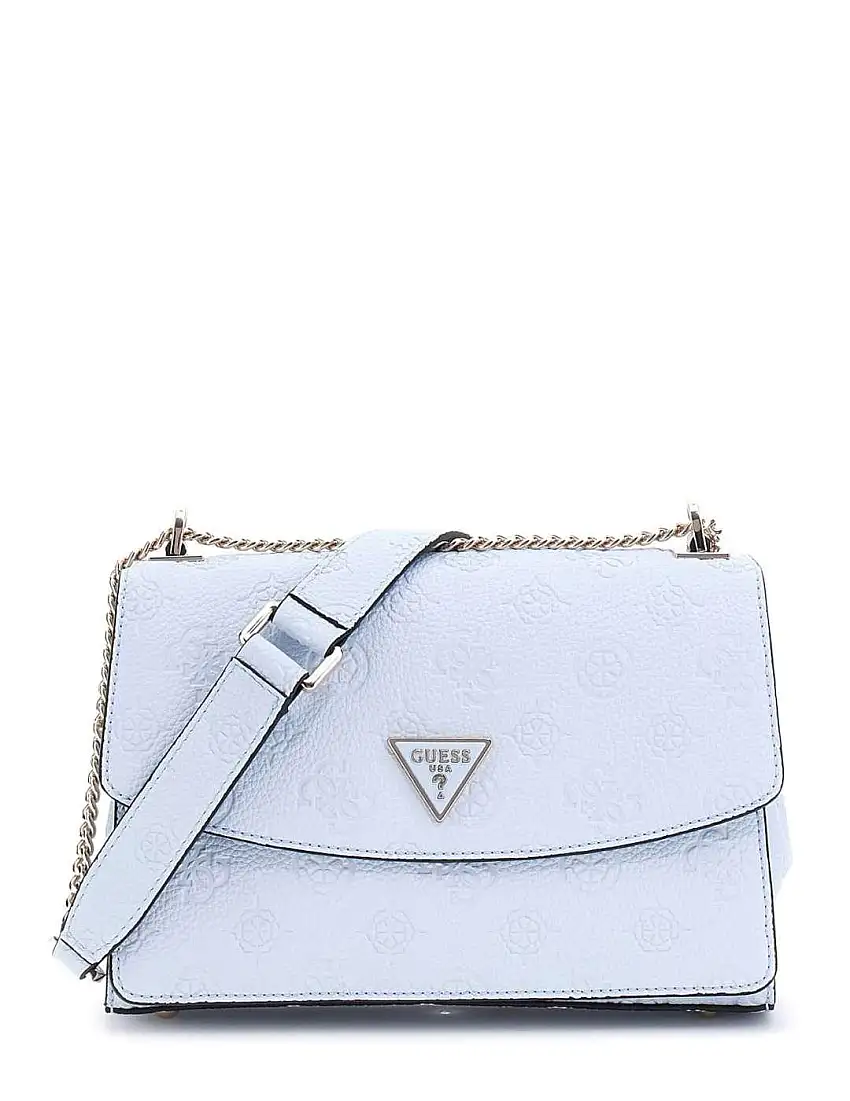 Bandolera mujer Guess Cresidia logotipo 4G azul