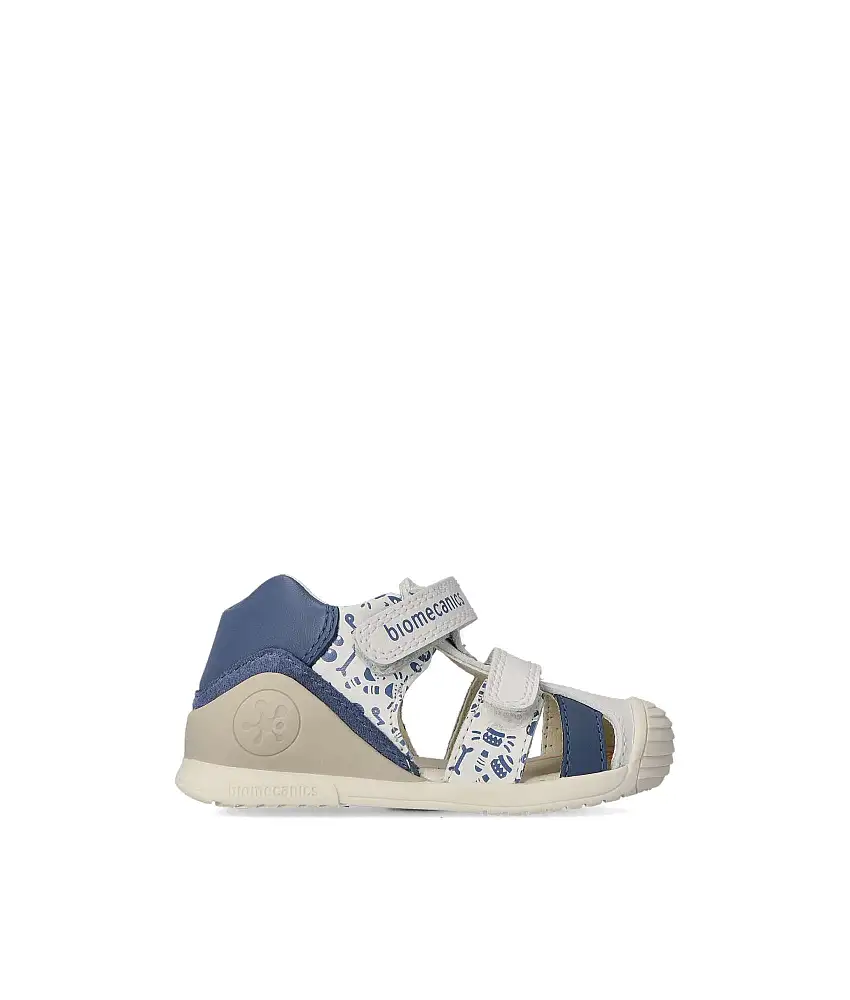 BIOMECANICS Sandalia piel estampada confort