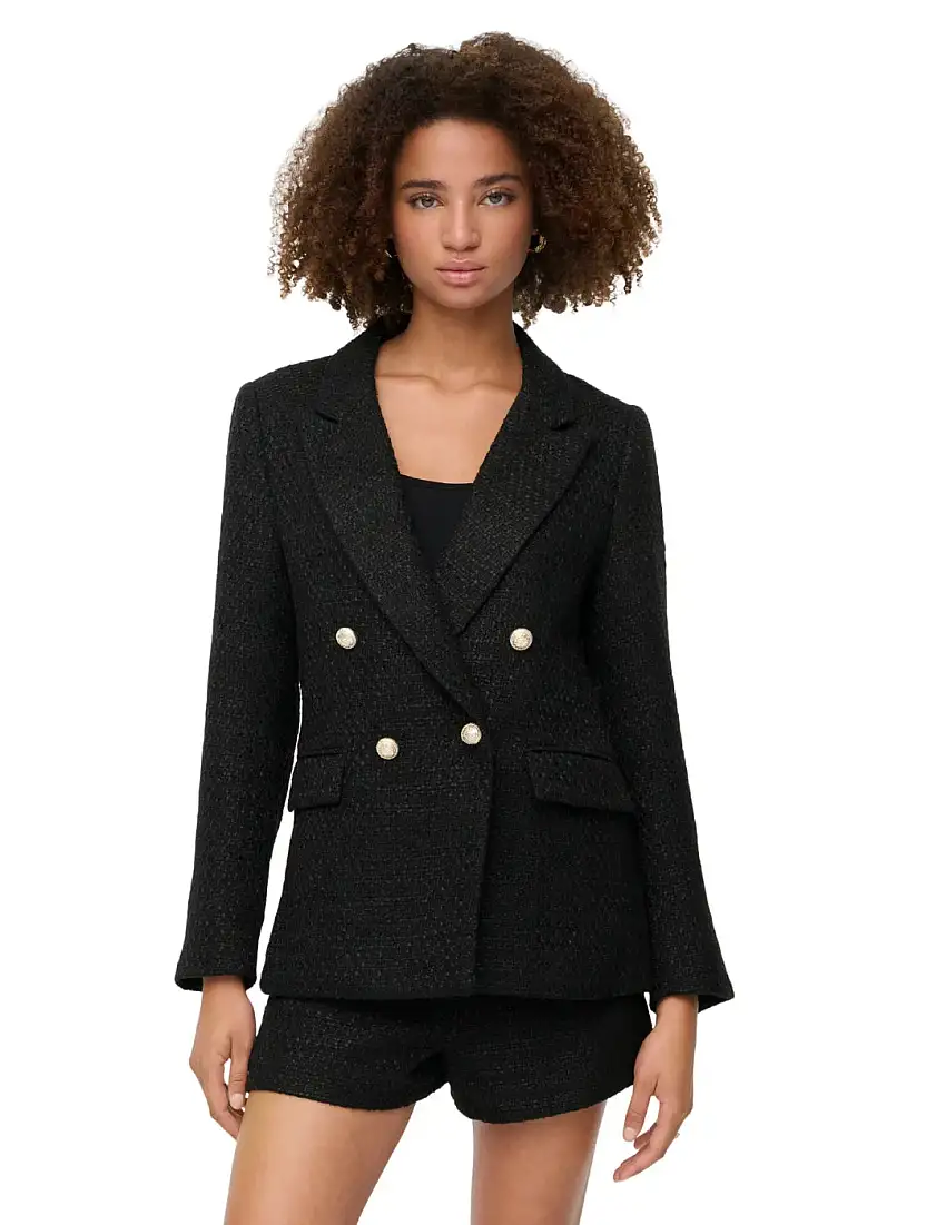 Blazer Boucle ONLY Astrid Negro
