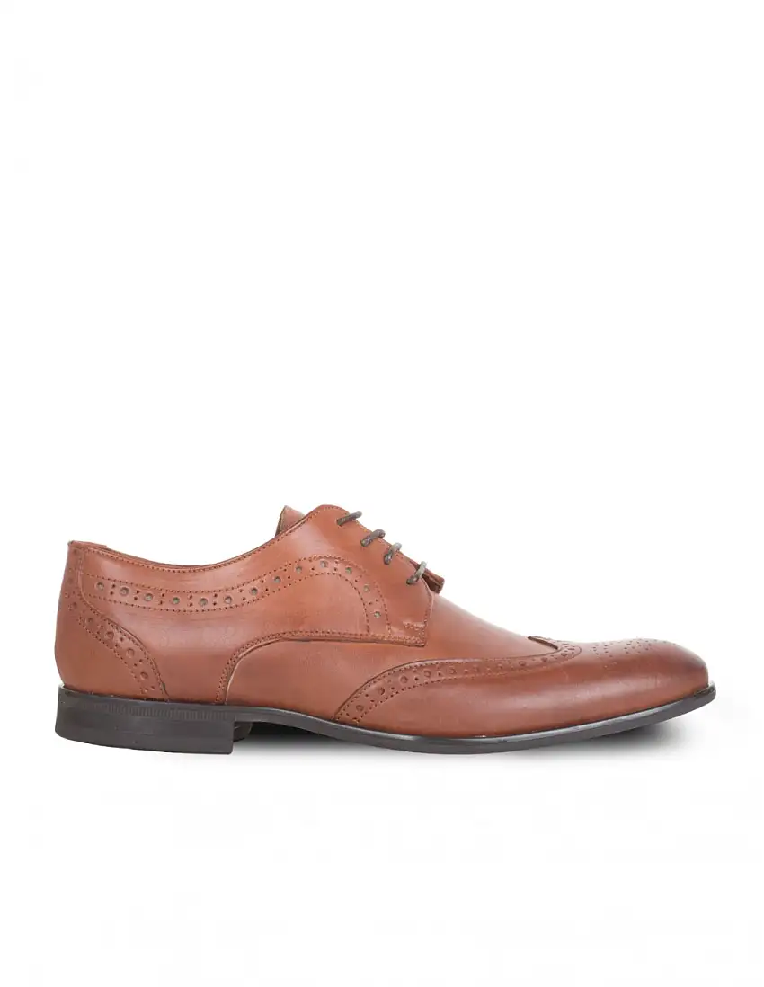 Blucher Vestir Piel Picados Camel PERA LIMONERA