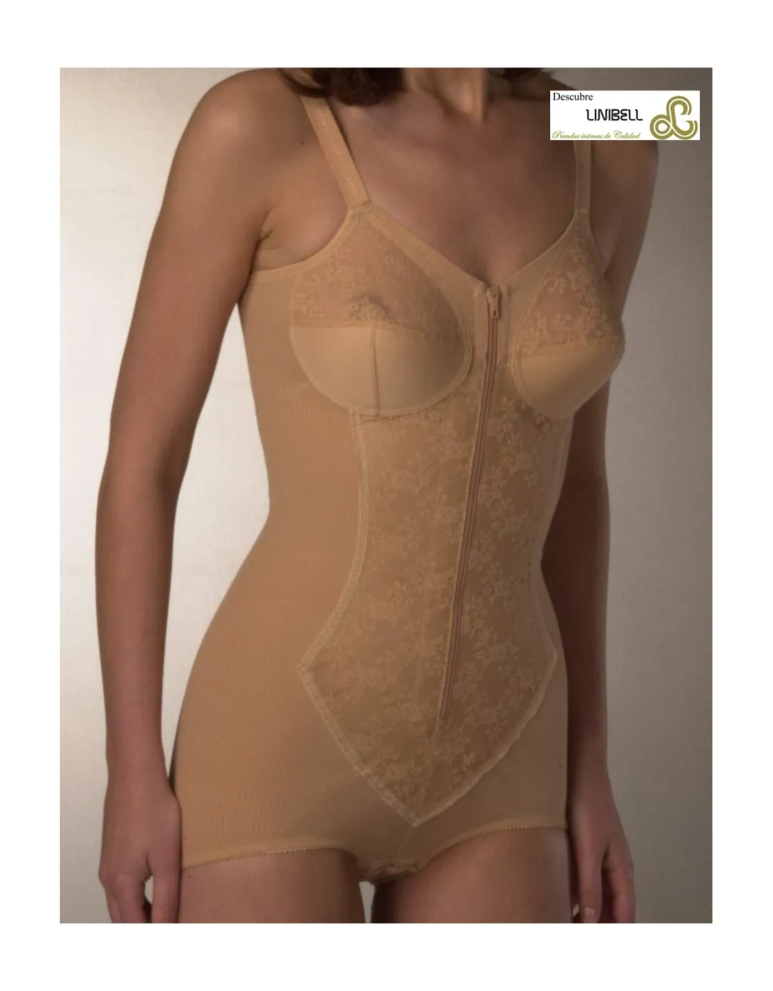 Body con cremallera Linibell copa b
